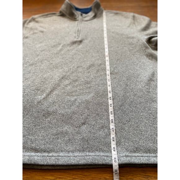 IZOD Gray 1/4 Zip Sweater Mens sz 3XL - Picture 8 of 9